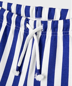 ensemble 2 pieces short et debardeur bebe garcon bleuG685801_3