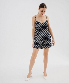 short ample imprime en viscose fluide femme imprime ikat shortsG689001_4