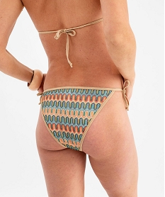 bas de maillot de bain en crochet et paillettes femme multicoloreG691301_2