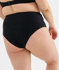 bas de maillot de bain a broderie et detail ajoure femme grande taille noir standardG691601_3
