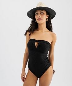 maillot de bain une piece avec bretelles multipositions femme noir standard maillots de bain 1 pieceG692201_4