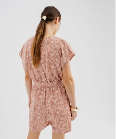 combishort imprime en viscose fluide femme imprimeG695701_3