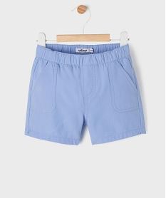 GEMO Bermuda en coton à taille élastiquée bébé garçon bleu standard