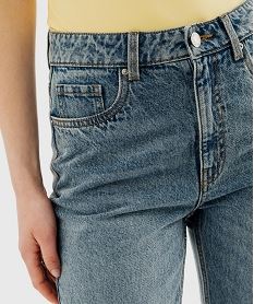 jean cropped straight taille haute coloris delave femme bleu taille hauteG703801_2