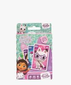 GEMO Jeu de cartes 4 en 1 Gabby et la maison magique - DreamWorks rose standard