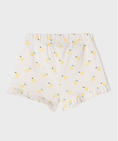 short en coton avec volants bebe fille (lot de 2) jaune vifG715301_3