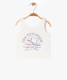 debardeur a motifs bebe fille blancG719901_4