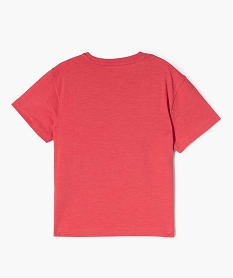 tee-shirt manches courtes avec motif brode arizona garcon rouge standard tee-shirtsG726001_3
