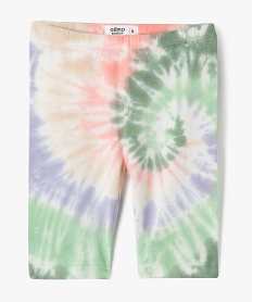 GEMO Legging court imprimé à taille élastiquée fille Vert