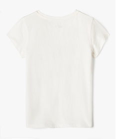 tee-shirt manches courtes avec motif girly fille blanc chine tee-shirtsG729401_3