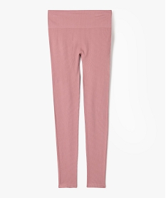 GEMO Legging en maille côtelée sans coutures fille Violet