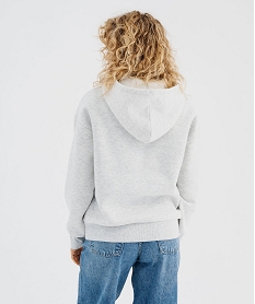 sweat a capuche oversize avec inscription california femme gris sweatsG731701_4