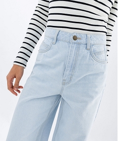 jean wide leg taille haute femme blanc chineG737201_2