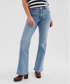 jean flare taille haute femme - lulucastagnette grisG737401_2