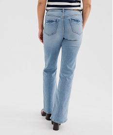 jean flare taille haute femme - lulucastagnette grisG737401_3