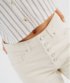 jean regular taille haute longueur 78eme femme blanc chine 78emeG737601_2