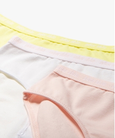 culottes en coton biologique fille (lot de 3) roseG743001_2