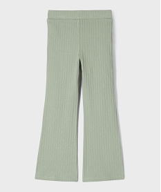 leggings flare en maille cotelee fille vertG743601_3