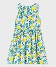 robe sans manches a motifs fleuris fille blanc standardG750301_3