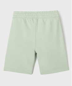 short en maille coupe large avec taille ajustable garcon vert standardG753001_3