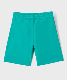 short en maille coupe large avec taille ajustable garcon bleuG753101_3