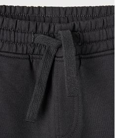 short en maille coupe large avec taille ajustable garcon gris standardG753201_3
