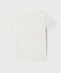 tee-shirt manches courtes avec inscription xxl garcon beige tee-shirtsG753501_3