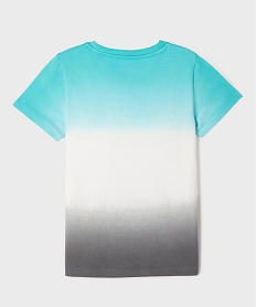 tee-shirt manches courtes en coton tie-and-dye garcon blanc standard tee-shirtsG753901_3