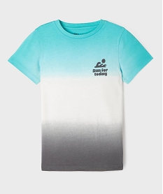 tee-shirt manches courtes en coton tie-and-dye garcon blanc standard tee-shirtsG753901_4