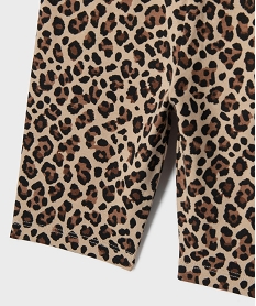 legging court a motifs tachetes fille brunG754901_2