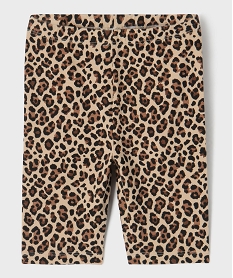 legging court a motifs tachetes fille brunG754901_4