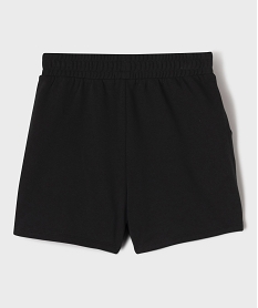 short en maille coupe ample avec taille elastique fille noir standard shortsG756001_3