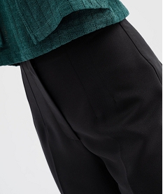 pantalon de costume fluide avec pinces femme noir standard pantalonsG757901_2