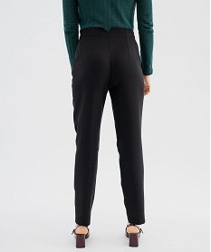 pantalon de costume fluide avec pinces femme noir standard pantalonsG757901_3