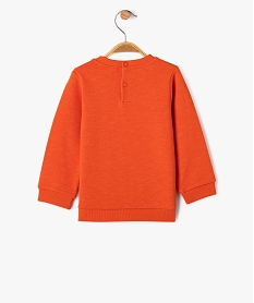 sweat avec motif dinosaure bebe garcon orange standardG758901_3