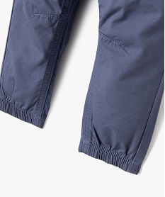 pantalon jogger en coton bebe garcon bleu standardG759201_3
