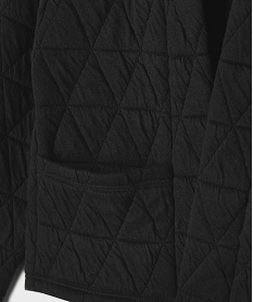 veste kimono matelassee fille noir standardG759901_2