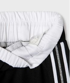 pantalon large avec bandes rayees sur les cotes fille noir standard pantalonsG760301_2