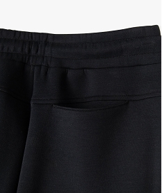 pantalon de jogging avec liseres contrastants garcon noir standardG760901_3