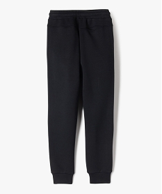 pantalon de jogging avec liseres contrastants garcon noir standardG760901_4
