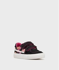 tennis en toile fermeture scratch fille - lovely wings noir standard basketsG763501_2