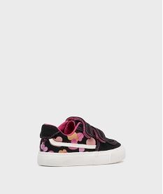 tennis en toile fermeture scratch fille - lovely wings noir standard basketsG763501_4