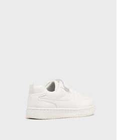 baskets basses unies fermeture scratch fille - 5 miles blanc standard basketsG764601_4