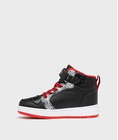 baskets montantes spiderman a scratch garcon noir basketsG768101_3