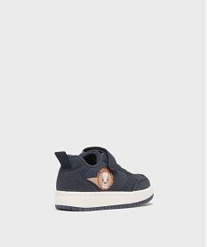 baskets a scratch avec motif lion bebe garcon - buggy bleu baskets et tennisG770101_4