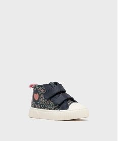 baskets montantes deperlantes a scratch bebe fille bleu baskets et tennisG770601_3
