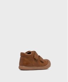 chaussures de marche fermeture scratch bebe fille - lovely wings marron standardG770901_4