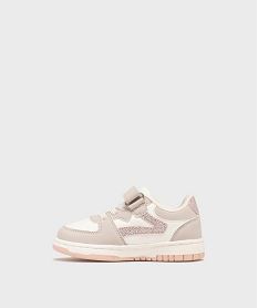 baskets a scratch avec empiecements pailletes bebe fille - 5 miles blanc standard baskets et tennisG771301_3