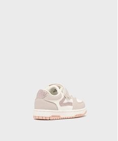 baskets a scratch avec empiecements pailletes bebe fille - 5 miles blanc standard baskets et tennisG771301_4