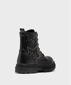 boots crantes avec strass et paillettes fille - chipie noir standardG774501_4
